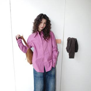 简约打底内搭基础 女春秋新款 Gary 宝藏NEIHE内赫宽松显瘦衬衫