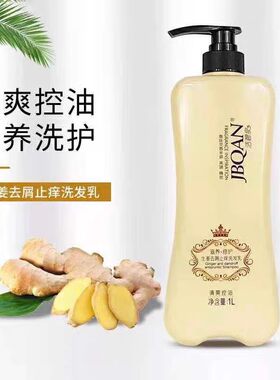 艾儿洁碧泉生姜洗发水润养修护洗发乳去屑止痒控油清爽男士女士1L