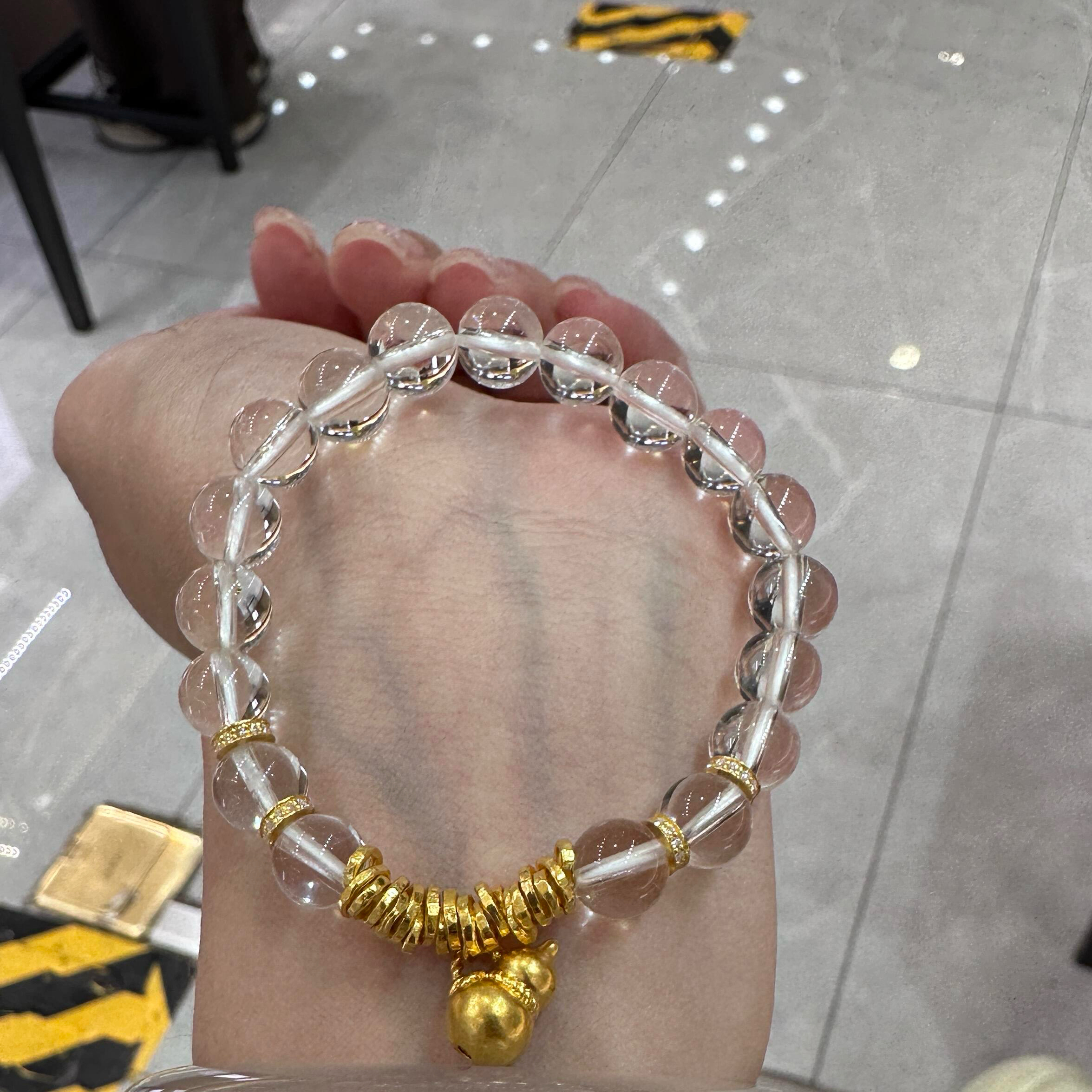ZDF黄金籽大福手链999足金福禄葫芦手串女转运珠本命年礼物送女友