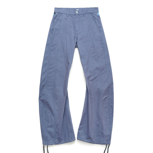 COUPURE 3D打印百家布印花弯刀阔腿亚工裤ASIANWORKPANTS