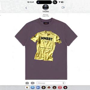 MMBBT趣味衣服印花水洗做旧短袖t恤女新款百搭圆领短款正肩上衣