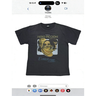 HEAVENKNOWS NEW VINTAGE 180G 洗水破坏做旧短袖 PIERO PICCIONI