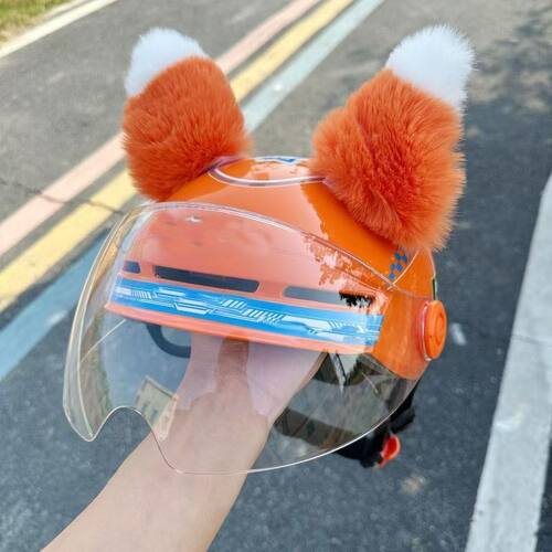 立体猫兔耳朵头盔装饰