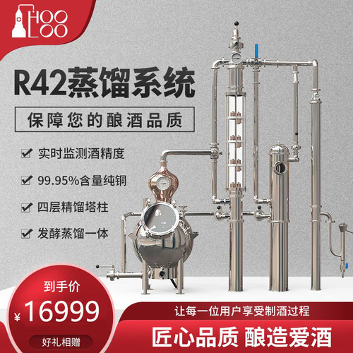 hooloo蒸馏系统商用小型酿酒设备