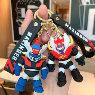 跨境魔神古莲泰沙铁甲万能侠机器人高达钥匙扣挂件情侣包包挂饰