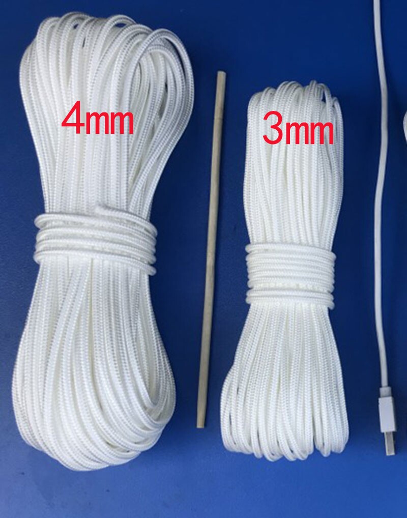 3MM4MM尼龙绳子捆绑耐晒抗老化帐篷编织晾衣装饰户外太阳伞拉绳