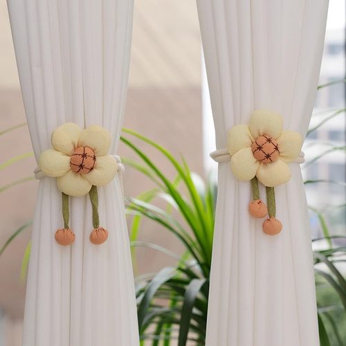 窗帘绑带可调节绳子绑窗帘扣