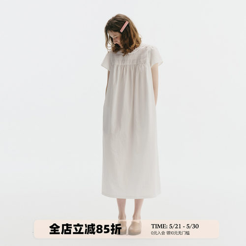 UNRETRO夏日公主风蕾丝连衣裙