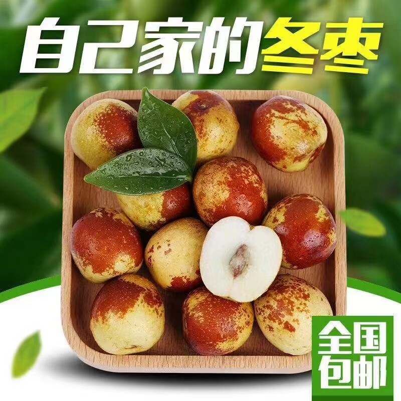 山东冬枣沾化脆甜多汁当季时令新枣
