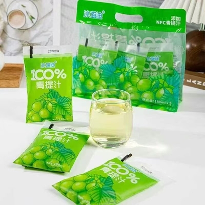 冰蓝迪100%甘蔗汁砂糖橘汁青提汁180ml清爽解渴NFC饮料果汁