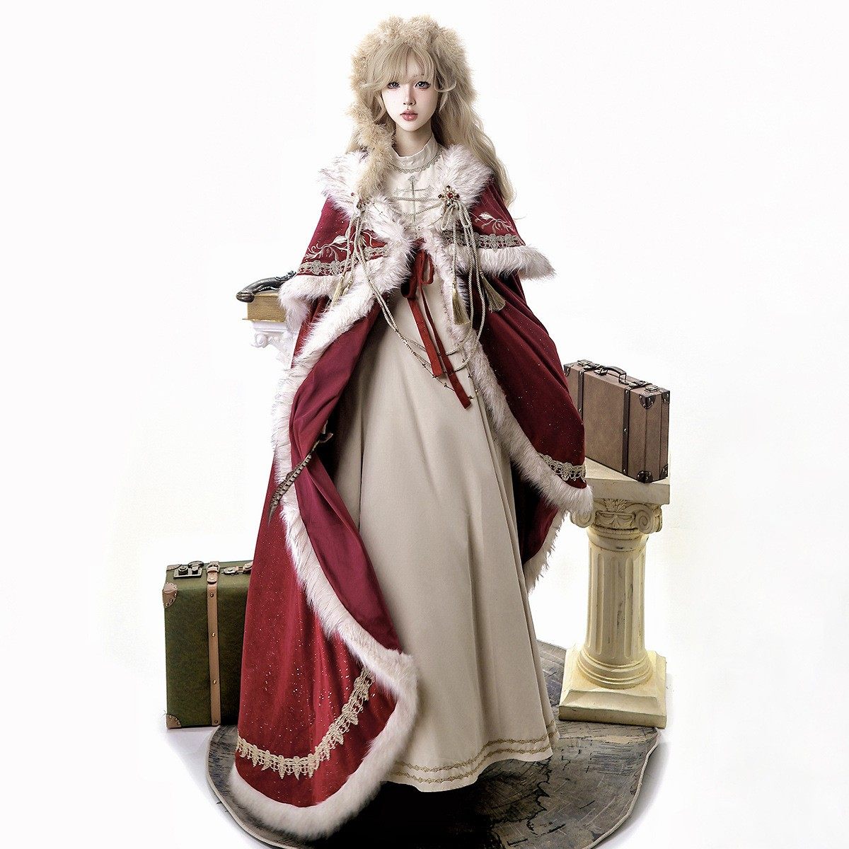 原创正品皇权加冕Lolita斗篷套装