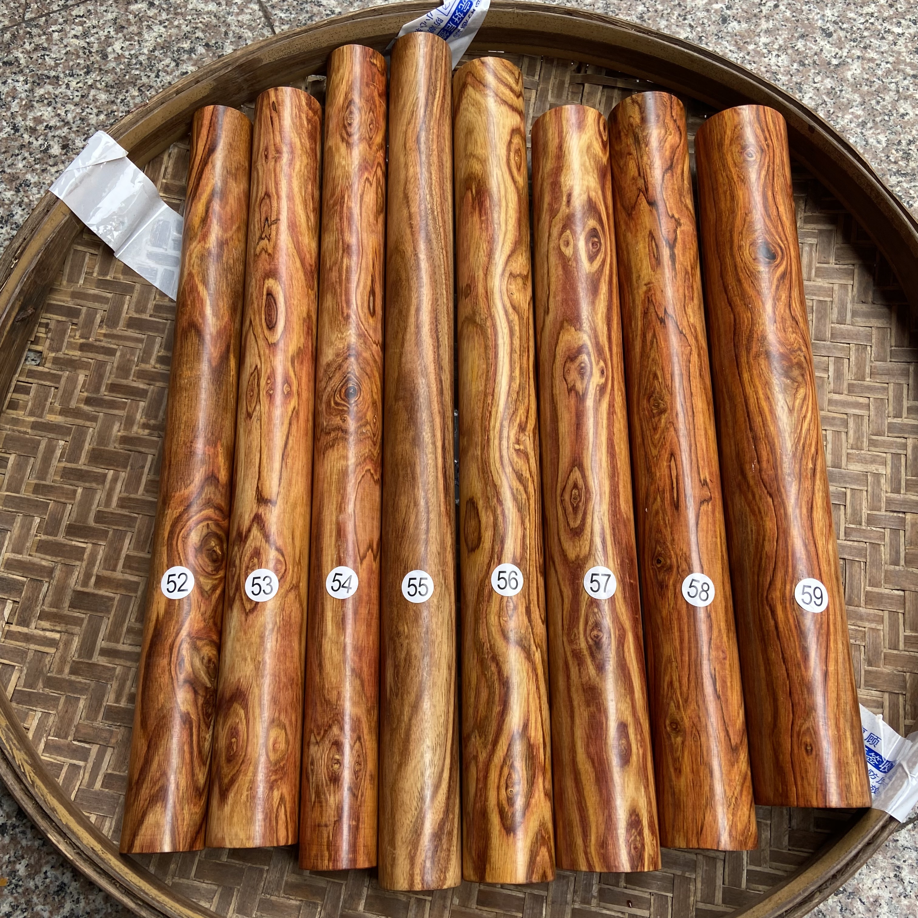 越南黄花梨降香黄檀木料珠子料手柄料木棍料一物一拍!