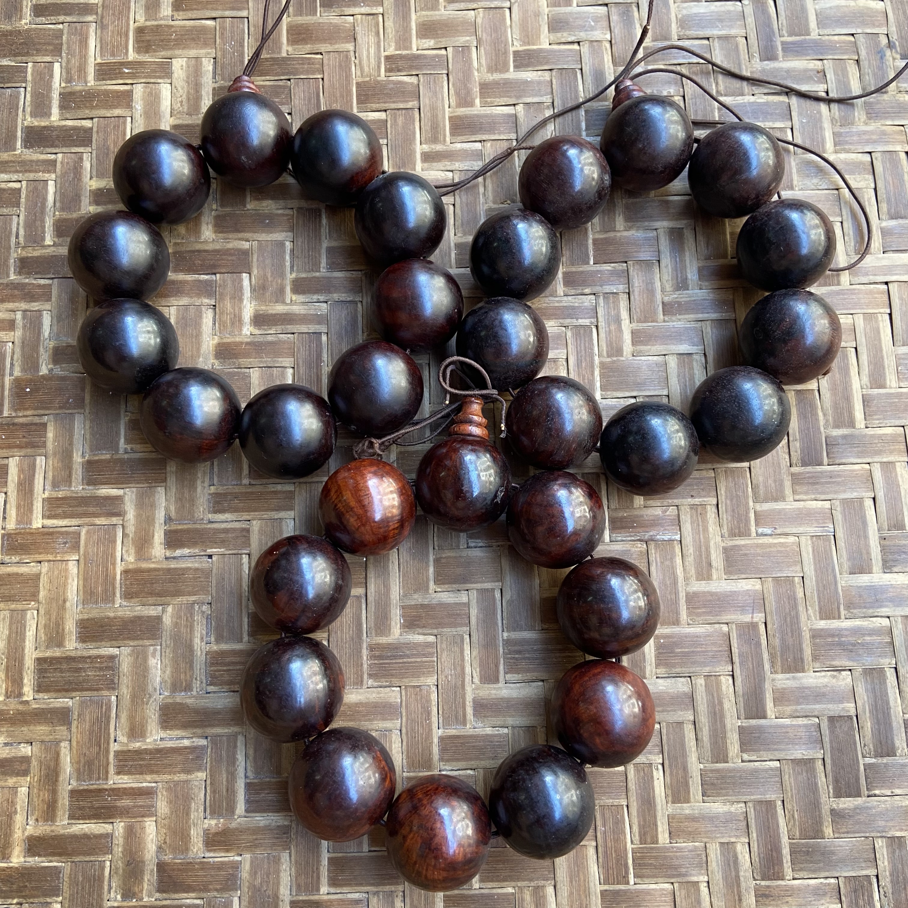 打包处理老挝大红酸枝木手串佛珠手链文玩手串首饰