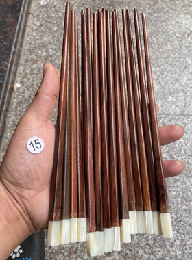 处理.原木高级老挝大红酸枝原木筷子.10双.一物一拍.精磨！
