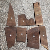 便宜.老挝大红酸枝原木料雕刻小料板料.一物一拍.