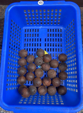 老挝大红酸枝交趾黄檀手串珠子料3.0cm20个精选，一物一拍！