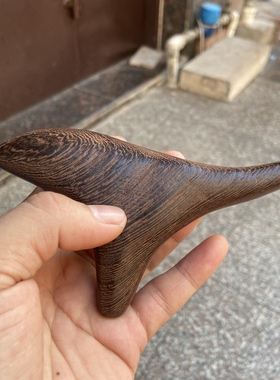 越南鸡翅木按摩脚底三角雀点穴按压全身经络原木无油漆送精油