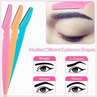 Remover Razor 10Pcs Hair Eyebrow Face Women Brow Trimmer