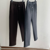 澳毛保暖松紧腰抽绳休闲裤 现货 低调贵气 经典 老钱L