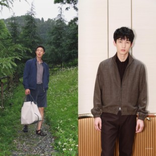 清！不退换！原798 lp r度假系列外套男装亚麻立领飞行员夹克