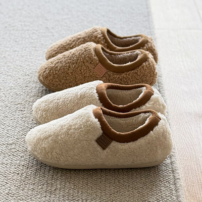 包跟棉拖鞋女款冬季毛绒保暖室内家居用2025新款厚底防滑棉鞋冬天