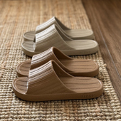 高级感凉拖鞋 男女情侣款 室内家居厚底浴室洗澡EVA防滑防臭不臭脚