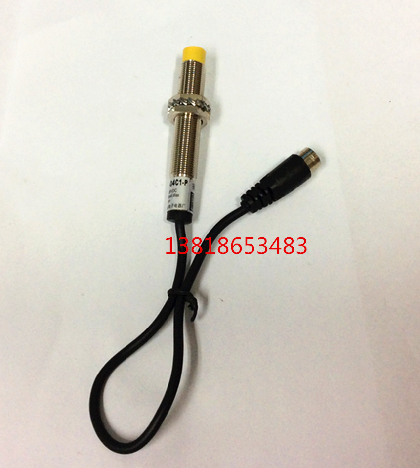 M12电感式引线插式接近开关J3-D4B1-P常开PNP感应距离4mm12V 24V