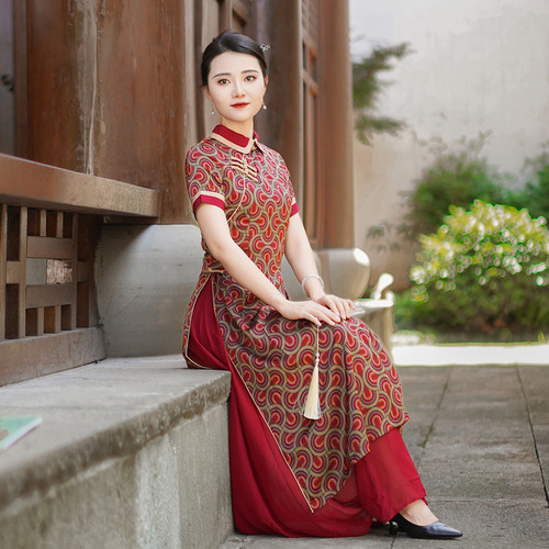 夏季新款改良旗袍中式女装
