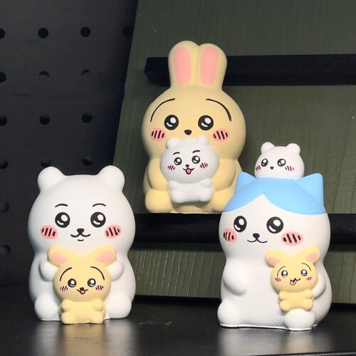 叮当小孩乌萨奇吉伊香薰石膏娃娃DIY涂鸦摆件公仔小摆件送