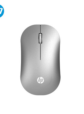 惠普DM10C银色充电无线蓝牙双模式轻音金属滚轮家用商务办公鼠标