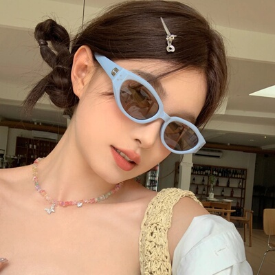 太阳眼镜猫眼多巴胺男女太阳镜