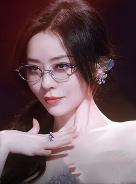 张靓颖同款眼镜天赐的声音九万字同款近视可配度数防蓝光素颜银框