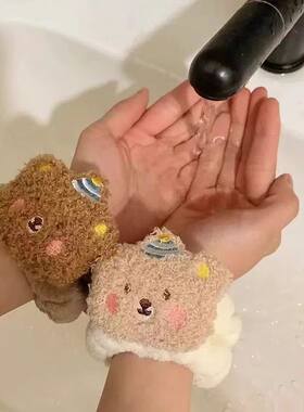 可爱卡通宝宝洗脸防水手腕带