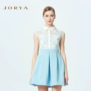 专柜正品 JORYA H1201702吊牌价3980 特卖 卓雅连衣裙15夏季