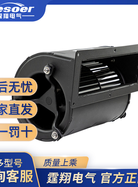 霆翔电气 TXF190S-133LX2涡流风机黑色 双进风 带法兰 配5uF电容