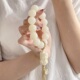 一念禅艺冰清玉洁渡母白玉菩提手串男女大圆珠菩提根盘玩佛珠文玩