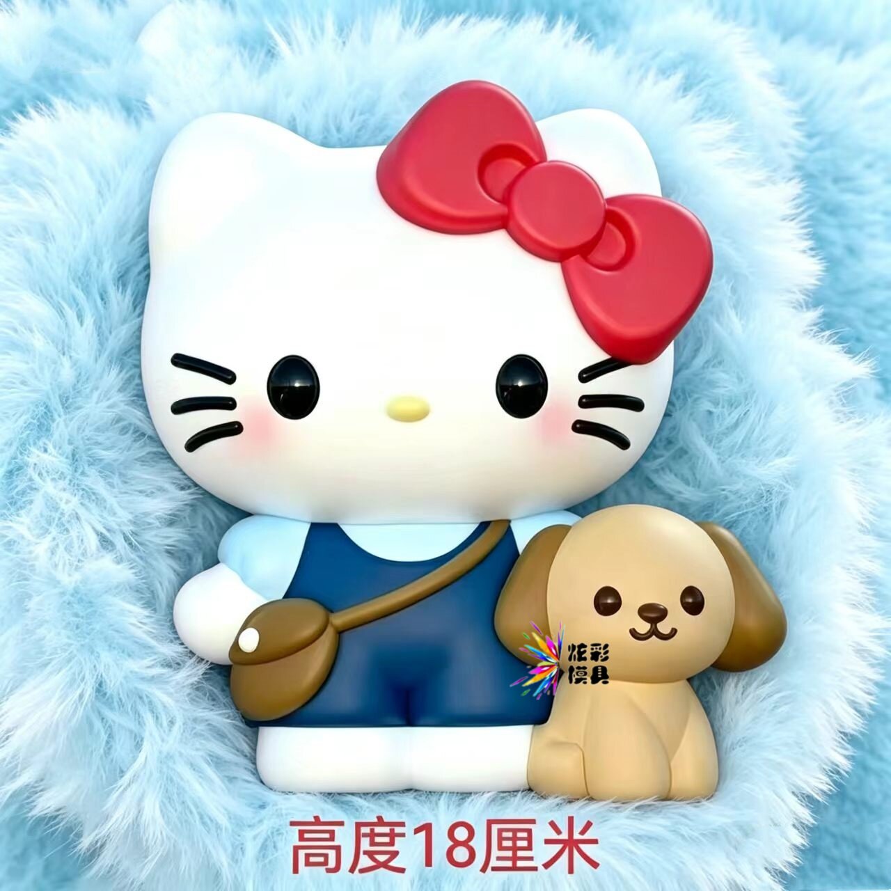 DIY小狗KT猫涂鸦玩具模具彩绘石膏娃娃乳胶立体磨具卡通手绘3D