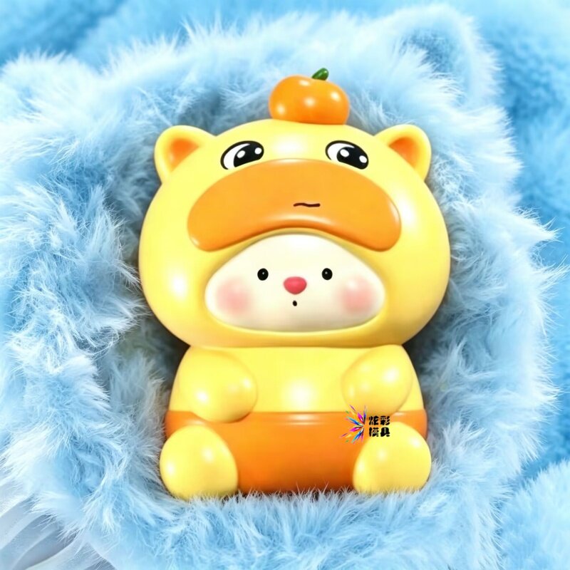 DIY水屯噜噜背包小熊玩具模具彩绘石膏娃娃乳胶立体磨具卡通3D手