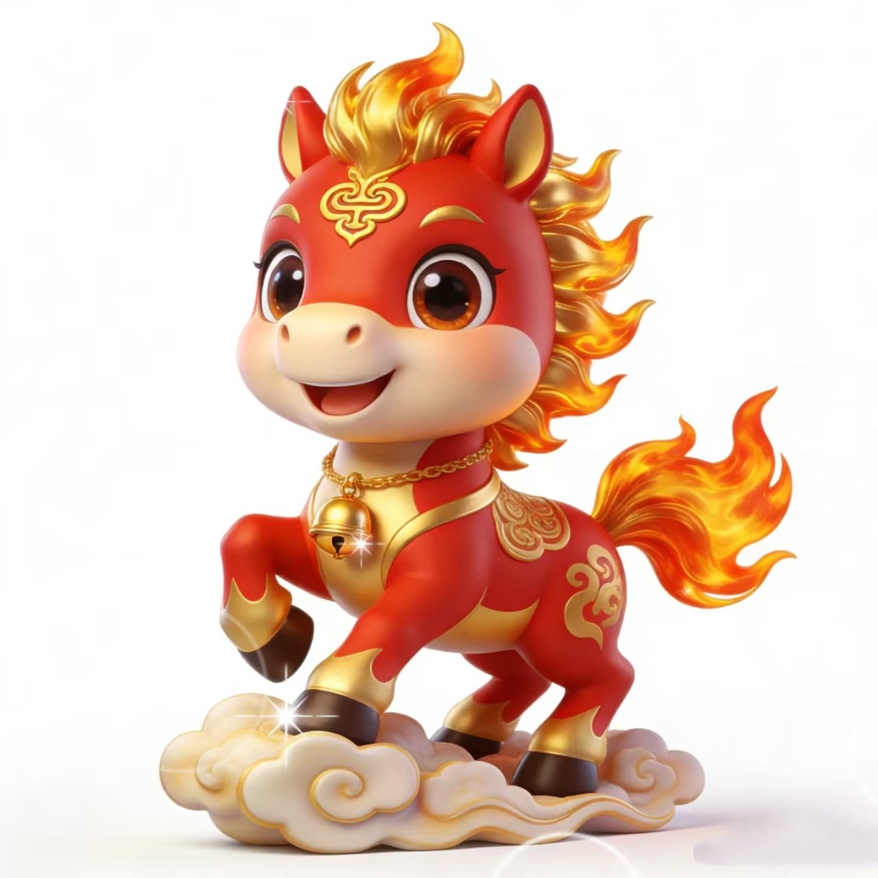 爆款DIY马踏祥云马年涂鸦模具彩绘石膏娃娃乳胶立体磨具卡通摆摊,玩具/童车/益智/积木/模型,白模填色/模具彩绘/石膏娃娃,淘宝优惠券,粉丝福利购,淘宝优惠卷