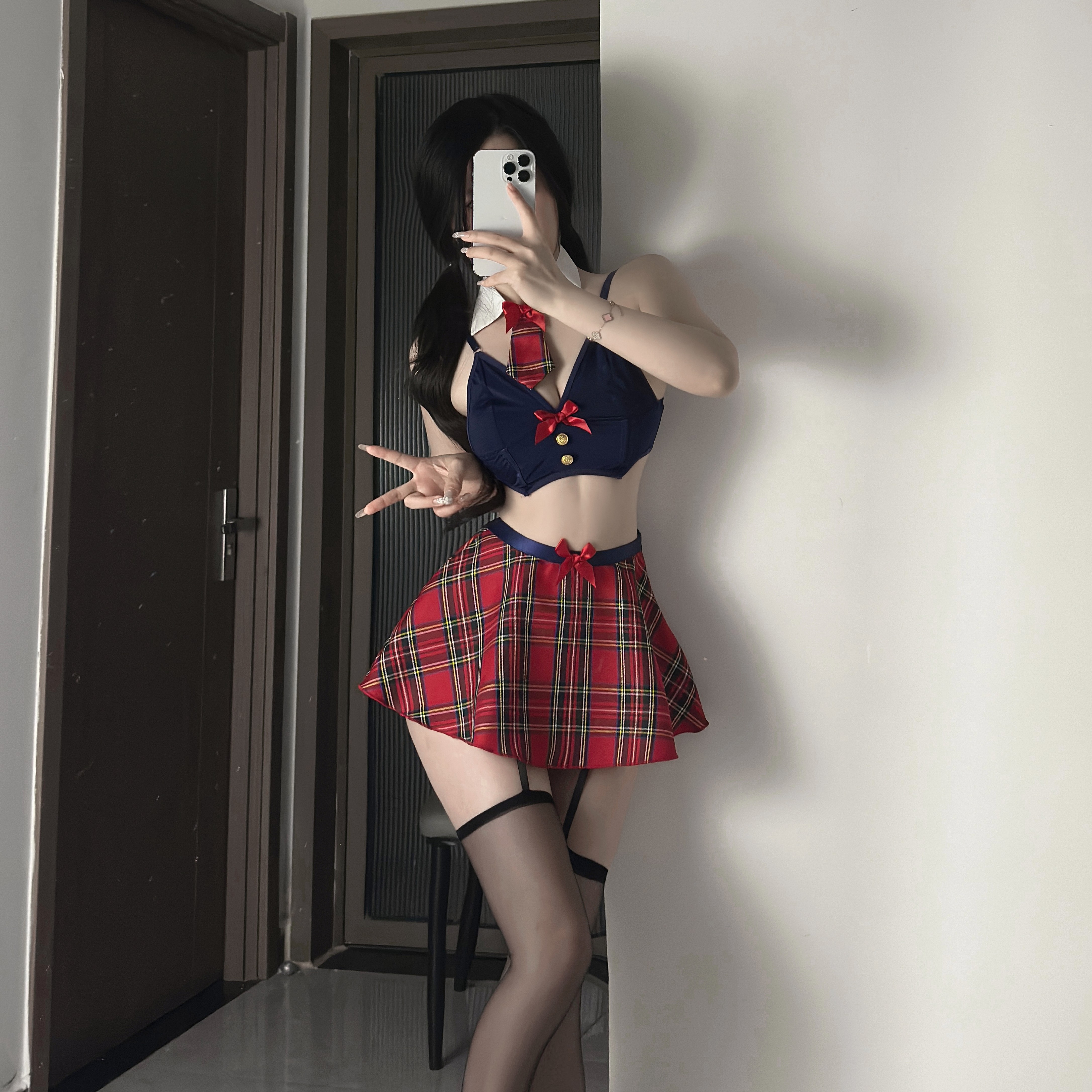 性感纯欲学院风自习室甜心JK分体短裙cos角色扮演制服晴趣qqny,女士内衣/男士内衣/家居服,肚兜,淘宝优惠券,粉丝福利购,淘宝优惠卷