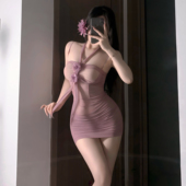 性感纯欲网纱透视玫瑰紧身包臀裙御姐情侣约会制服睡裙晴趣qqny