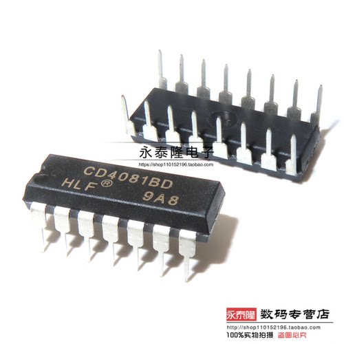 全新国产 CD4081BE CD4081BD CD4081 直插DIP-14 四2输入与门