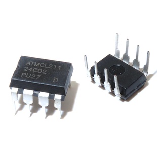 全新国产 AT24C02 24C02N 24C02BN 存储器IC/串口EEPROM 直插DIP8