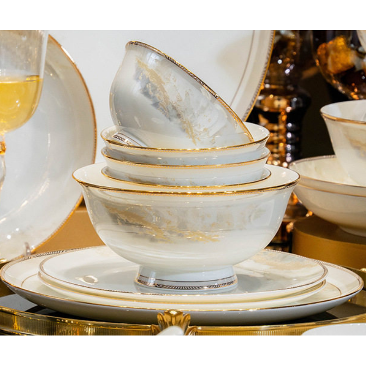 景德镇陶瓷餐具礼品套装定制单卖定制节日礼品开业礼物乔迁碗盘碟,餐饮具,碗,淘宝优惠券,粉丝福利购,淘宝优惠卷