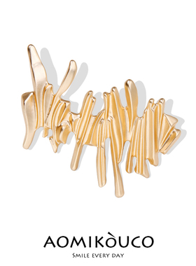 简约时尚几何胸针个性心电图别针女ins小众设计感夸张外套配饰品