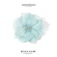 The new summer collection of 2025 features a fresh and elegant handcrafted fabric flower brooch with a touch of sophistication and elegance. It also comes with a silk brooch as an accessory thumbnail 2