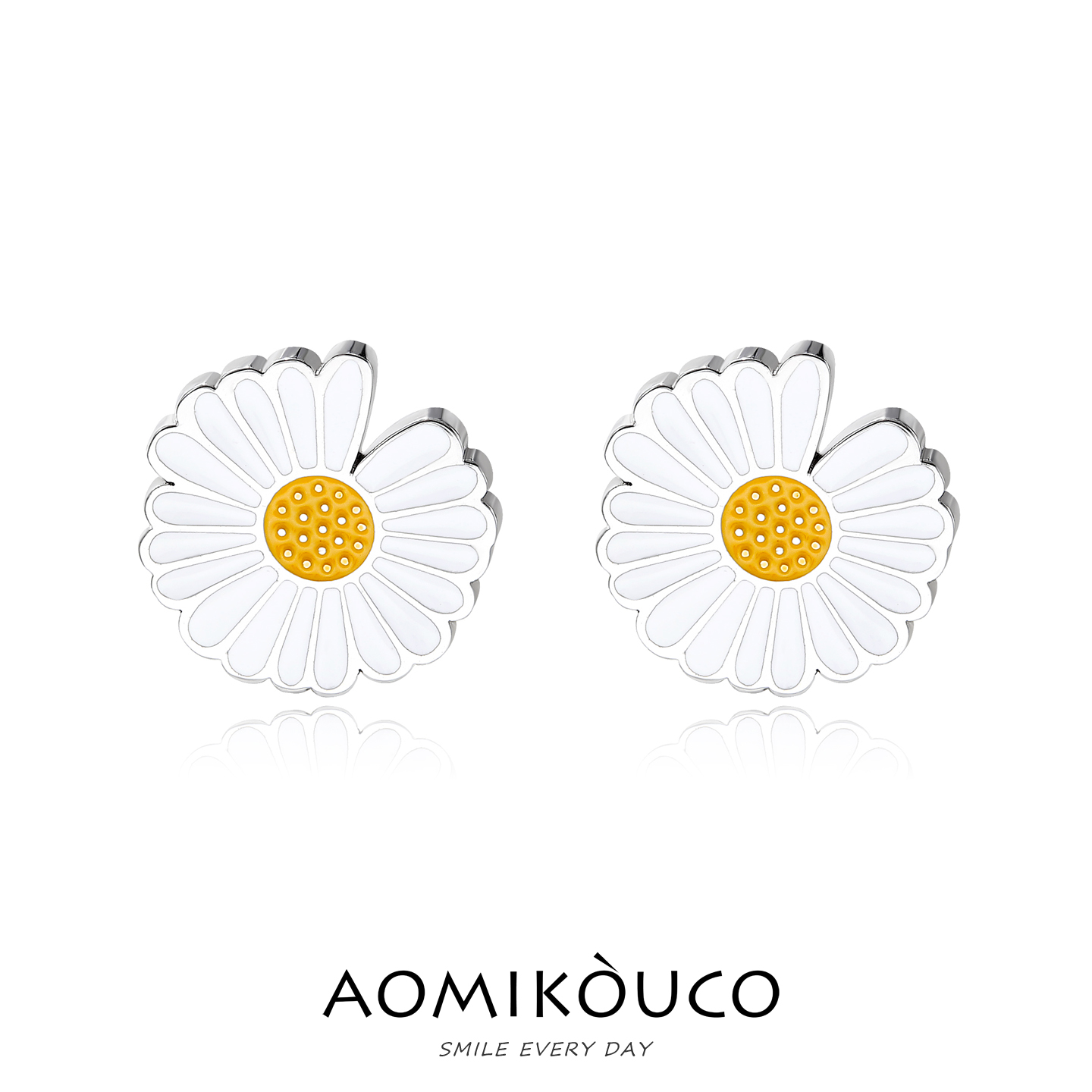 GD权志龙同款小雏菊耳钉可爱耳环