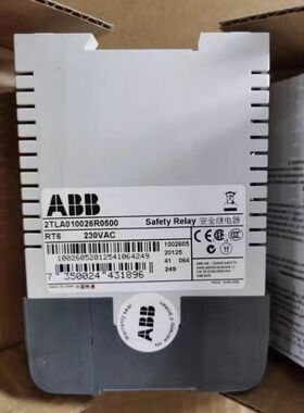 原装ABB安全继电器主模块   RT6, 230VAC    2TLA010026R0500