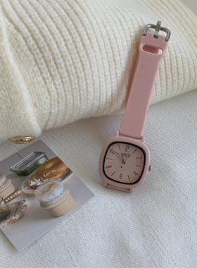 小清新果冻手表女款初高中学生ins韩版简约学院风时尚可爱风女表