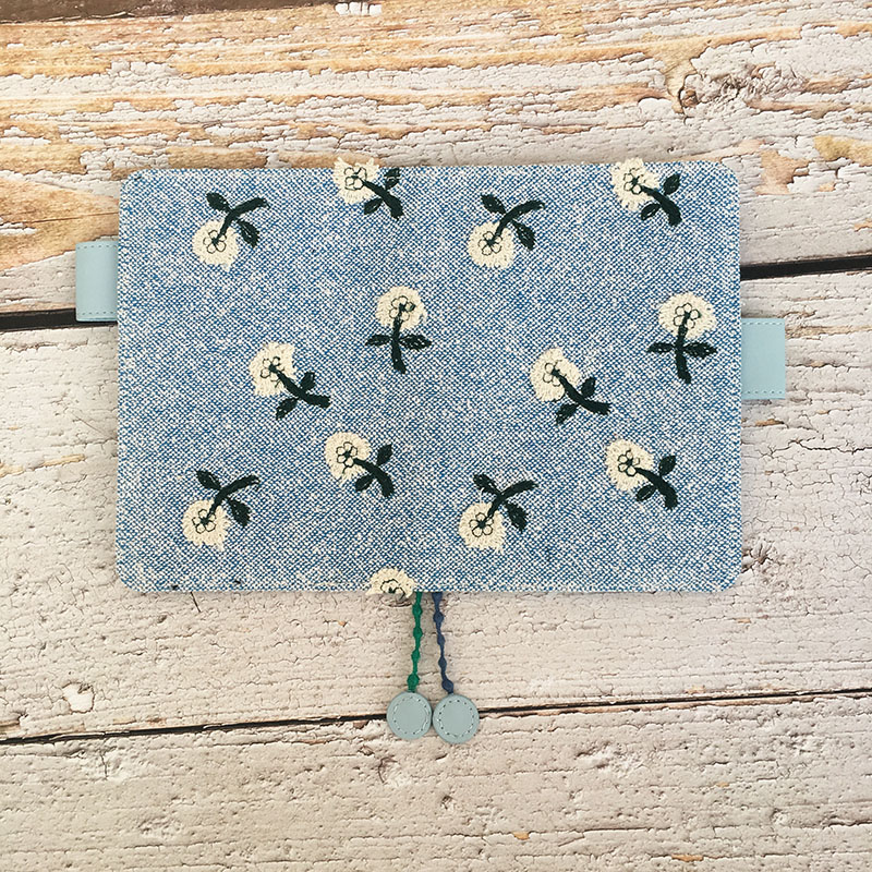 制作日本皆川明布料手账书衣封套